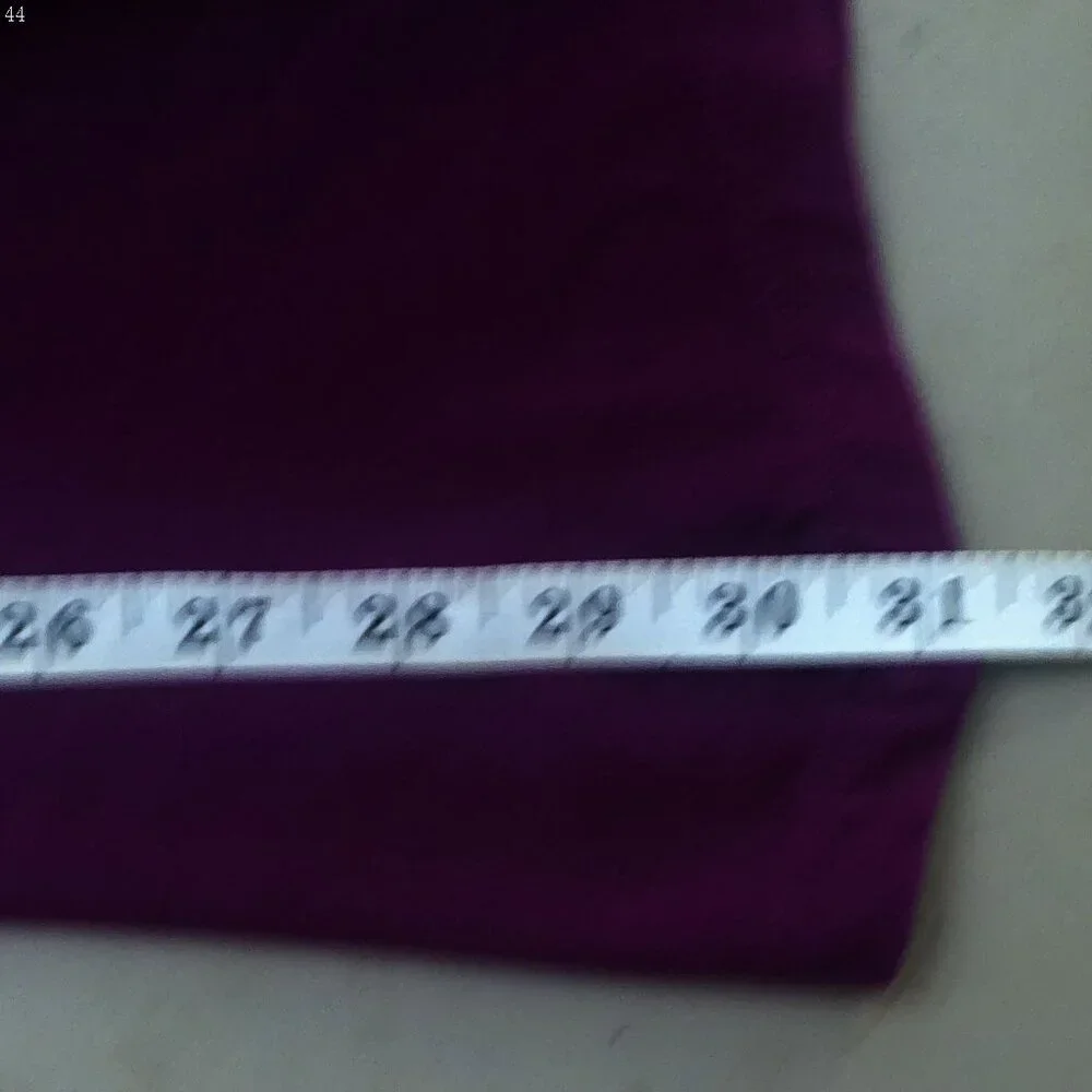 VICTORIA SECRET PINK Raspberry Long Yoga Pants with Fold-Over Top XL - Picture 4 of 8